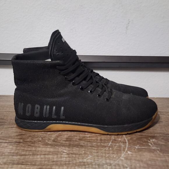 Nobull Outwork High Top Men's Crossfit Gym Training Shoes Sneaker Size 12 Black - Picture 3 of 9